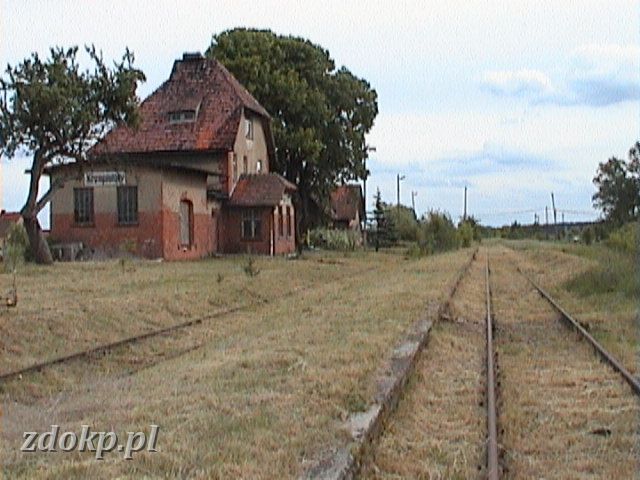 DSC00059.JPG - linia Grodziec May - Kolsko; stacja Krzepielw - tor gwny zasadniczy