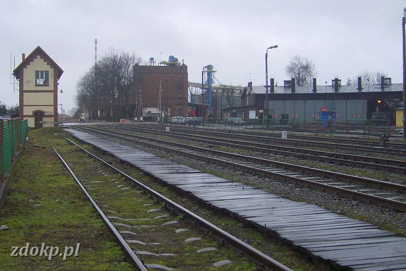 2008-01-21.73_wolsztyn-parowozownia.JPG - stacja Wolsztyn - nastawnia WL i parowozownia   2008-01-21  