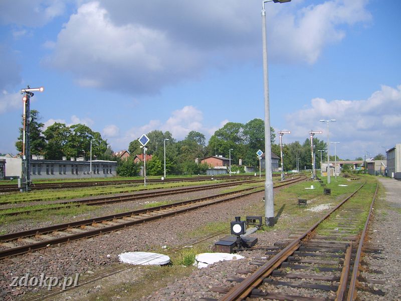 2008-08-26.136_koscierzyna.JPG - stacja Kocierzyna, widok w kierunku Lipusza i Somonina (pozostae fotki   stacji Kocierzyna   w dziale    infrastruktury  ) 