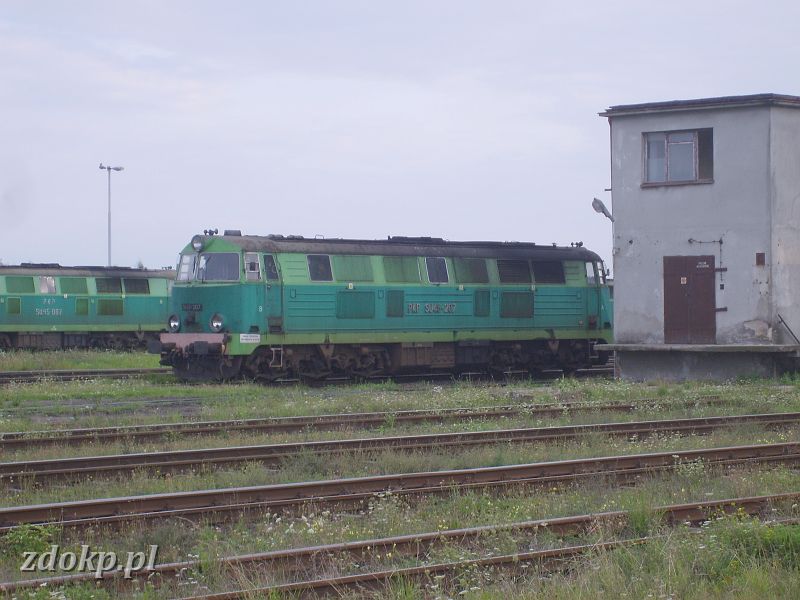 2008-08-26.535o_chojnice,SU45-207.JPG - stacja Chojnice, SU45-082 i SU45-207 (pozostae fotki   stacji Chojnice   w dziale    infrastruktury  ) 